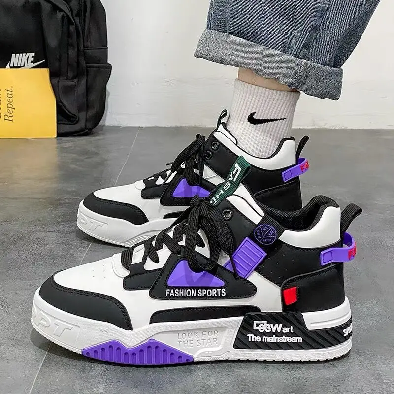 Men's Sneakers Comfortable Platform Casual Shoes for Men New High Top Sneakers Lace Up Platform Vulcanized Shoes Zapatos Hombre
Men's Sneakers Comfortable Platform Casual Shoes for Men New High Top Sneakers Lace Up Platform Vulcanized Shoes Zapatos Hombre