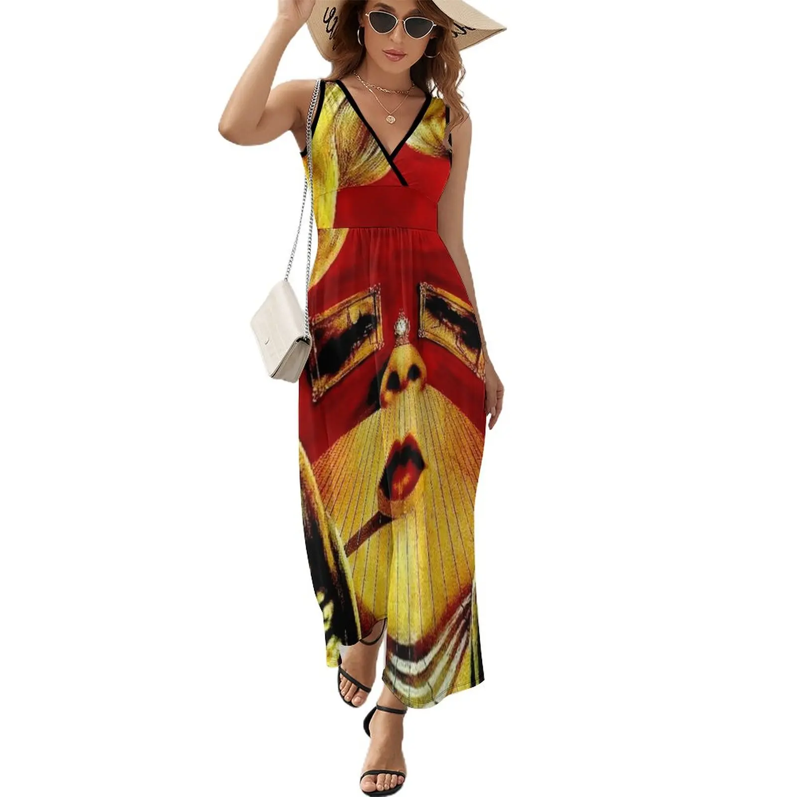 MAE WEST : VintageAbstract Portrait Sleeveless Dress women's fashion dresses Evening dresses
MAE WEST : VintageAbstract Portrait Sleeveless Dress women's fashion dresses Evening dresses