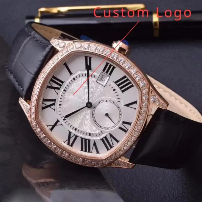 

Men's Watch Diamond Automatic Movement 42mm Watch Luxury Belt Classic Gemstone Waterproof Casual Classic Fashion Women's watch