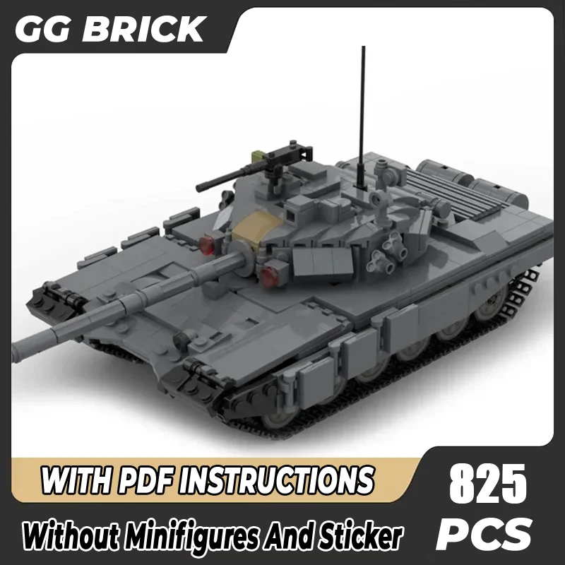 Military Series Moc Building Bricks T-90A V2 Tank Model Technology Armored Car Blocks Gifts Toys For DIY Sets Assembly
Military Series Moc Building Bricks T-90A V2 Tank Model Technology Armored Car Blocks Gifts Toys For DIY Sets Assembly