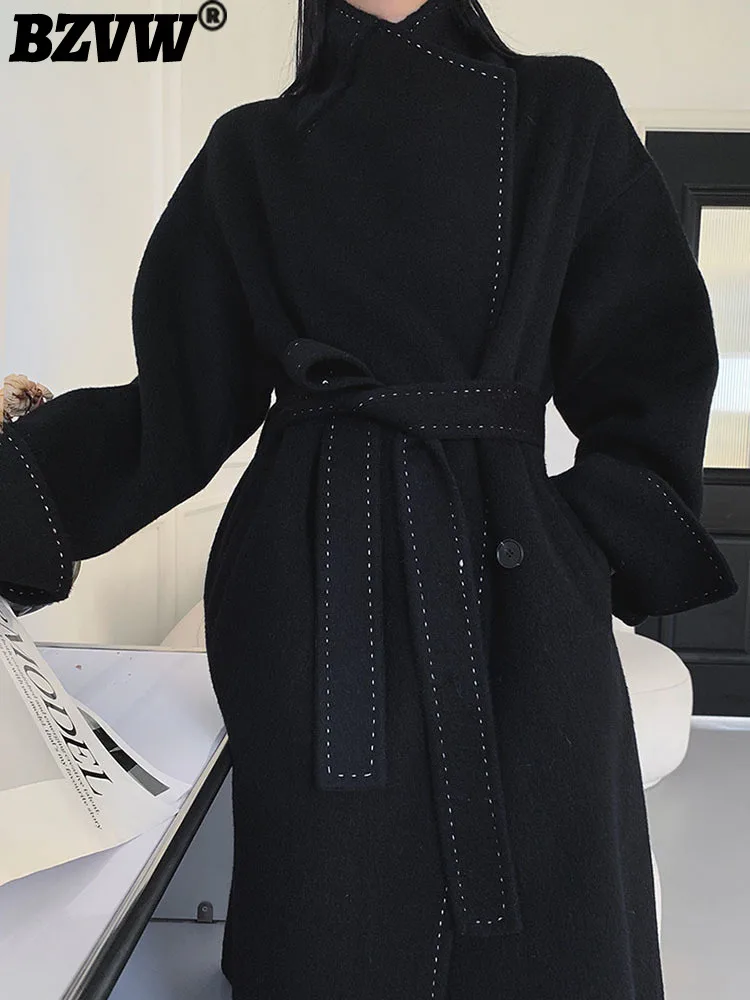 BZVW Open Wire Temperament Fashion Designer Woolen Overcoat Women's 2023 Winter New Elegant Long Wool Jacket Female 25X3089
BZVW Open Wire Temperament Fashion Designer Woolen Overcoat Women's 2023 Winter New Elegant Long Wool Jacket Female 25X3089