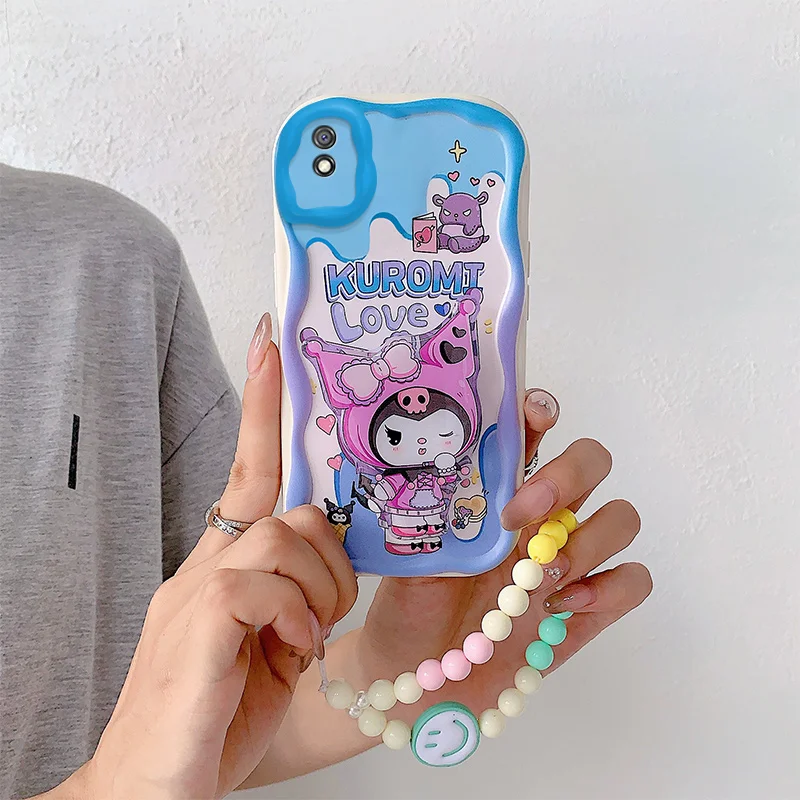 Phone Case For Xiaomi Redmi 9A Redmi 9i India Wavy Edge Creamy Cartoon Design With Holder And Bracelet Case Cover
Phone Case For Xiaomi Redmi 9A Redmi 9i India Wavy Edge Creamy Cartoon Design With Holder And Bracelet Case Cover