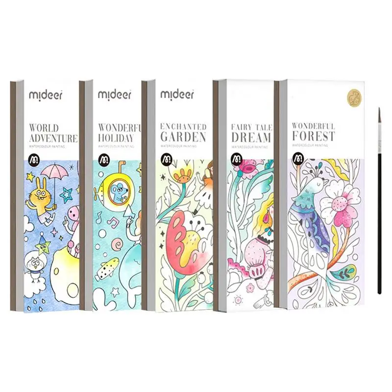 Kids Watercolor Painting Book Coloring Book With Paint Brush Kids Graffiti Drawing Stationery Cute Sketchbooks For Schools
Kids Watercolor Painting Book Coloring Book With Paint Brush Kids Graffiti Drawing Stationery Cute Sketchbooks For Schools