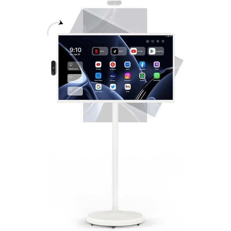 32-Inch Portable Smart Screen 1080p Rotatable Monitor with Incell Touch Screen, Android OS(Support Google Store), Built-in Batte
32-Inch Portable Smart Screen 1080p Rotatable Monitor with Incell Touch Screen, Android OS(Support Google Store), Built-in Batte