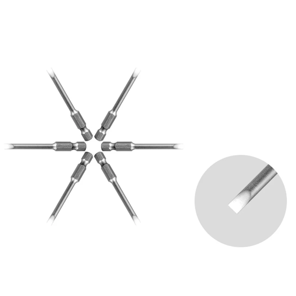 10pcs 65mm 100mm Slotted Screwdriver Bits Set Magnetic Alloy Steel Screw Driver Bits Pneumatic Air Screwdriver Hand Tools SL3
10pcs 65mm 100mm Slotted Screwdriver Bits Set Magnetic Alloy Steel Screw Driver Bits Pneumatic Air Screwdriver Hand Tools SL3