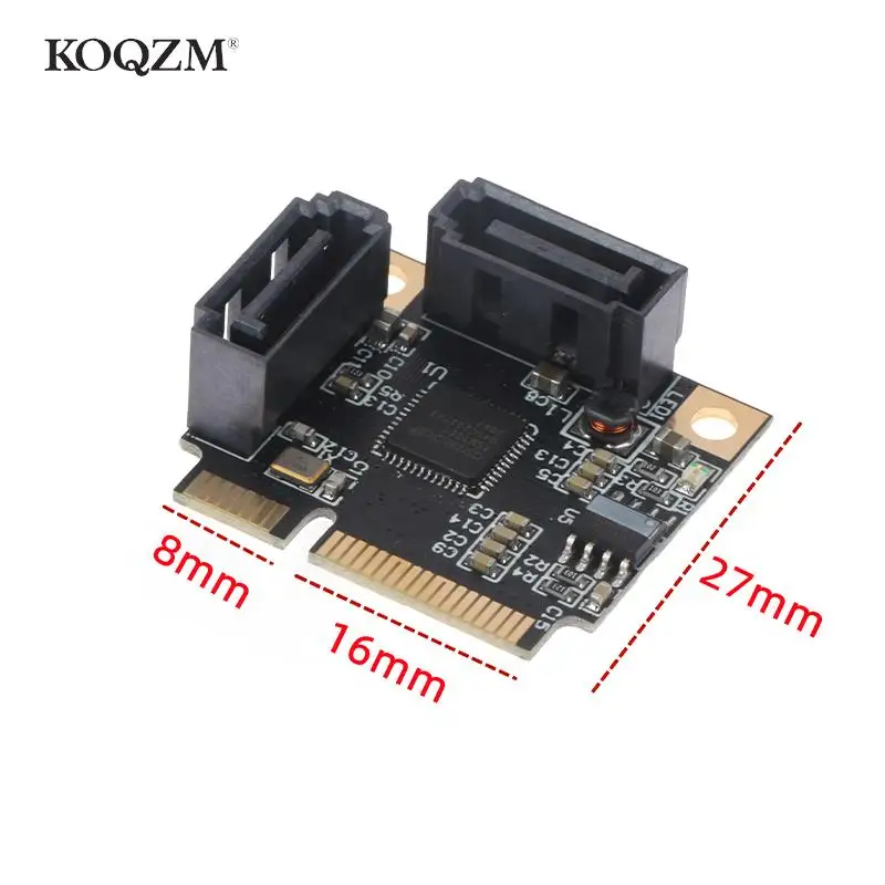 Плата расширения ASM1061 Mini PCIE на SATA3.0, адаптер, конвертер, контроллер SATA, усилитель
Плата расширения ASM1061 Mini PCIE на SATA3.0, адаптер, конвертер, контроллер SATA, усилитель