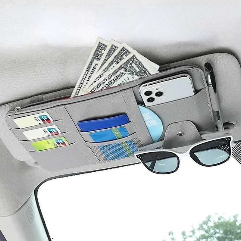 Автомобильный Органайзер с солнцезащитным козырьком на молнии, сумка для хранения с солнцезащитным козырьком, многофункциональный карман для хранения, сумка-Органайзер, держатель, внутренние аксессуары
Автомобильный Органайзер с солнцезащитным козырьком на молнии, сумка для хранения с солнцезащитным козырьком, многофункциональный карман для хранения, сумка-Органайзер, держатель, внутренние аксессуары