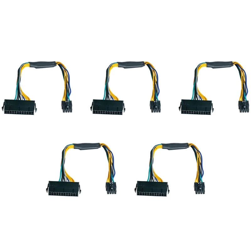 5X24 Pin To 8 Pin ATX PSU кабель адаптера питания для DELL Optiplex 3020 7020 9020 Precision T1700 12-дюймовый (30 см)
5X24 Pin To 8 Pin ATX PSU кабель адаптера питания для DELL Optiplex 3020 7020 9020 Precision T1700 12-дюймовый (30 см)
