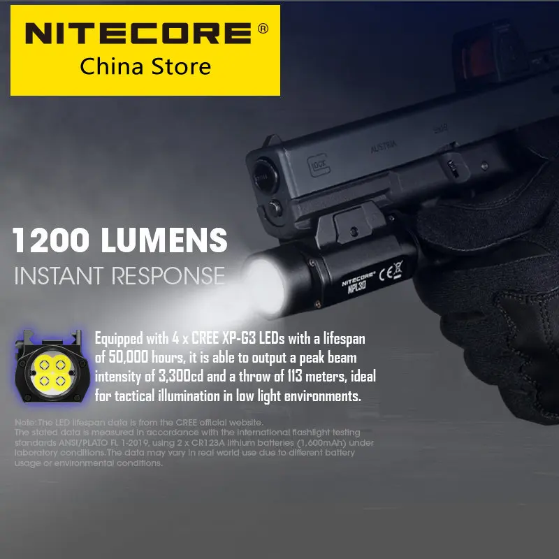 2024, тактическая лампа для оружия, модель Nitecore NPL30, 1200 лм, фонарик для пистолета, страйкбола, Пикатинни, рельса, батарея CR123A
2024, тактическая лампа для оружия, модель Nitecore NPL30, 1200 лм, фонарик для пистолета, страйкбола, Пикатинни, рельса, батарея CR123A