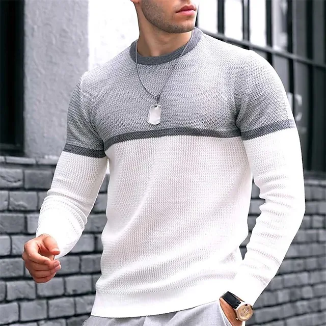 New Spring And Autumn Sweater Men's T-shirt Round Neck Casual Top
New Spring And Autumn Sweater Men's T-shirt Round Neck Casual Top
