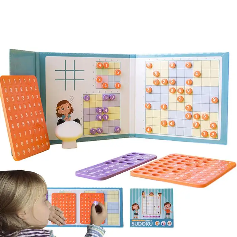 Brain Games Sudoku Wooden Magnetic Board Toy Sudoku Puzzles Book Interactive Parent Child Game Math Educational Toys For Kids
Brain Games Sudoku Wooden Magnetic Board Toy Sudoku Puzzles Book Interactive Parent Child Game Math Educational Toys For Kids