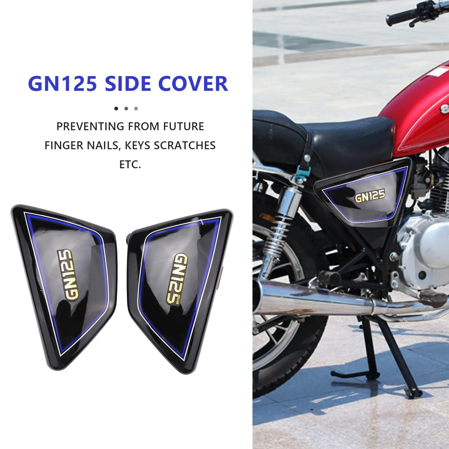 Черная Боковая Крышка батарейного отсека мотоцикла, боковые панели для Suzuki GN125 GN 125
Черная Боковая Крышка батарейного отсека мотоцикла, боковые панели для Suzuki GN125 GN 125