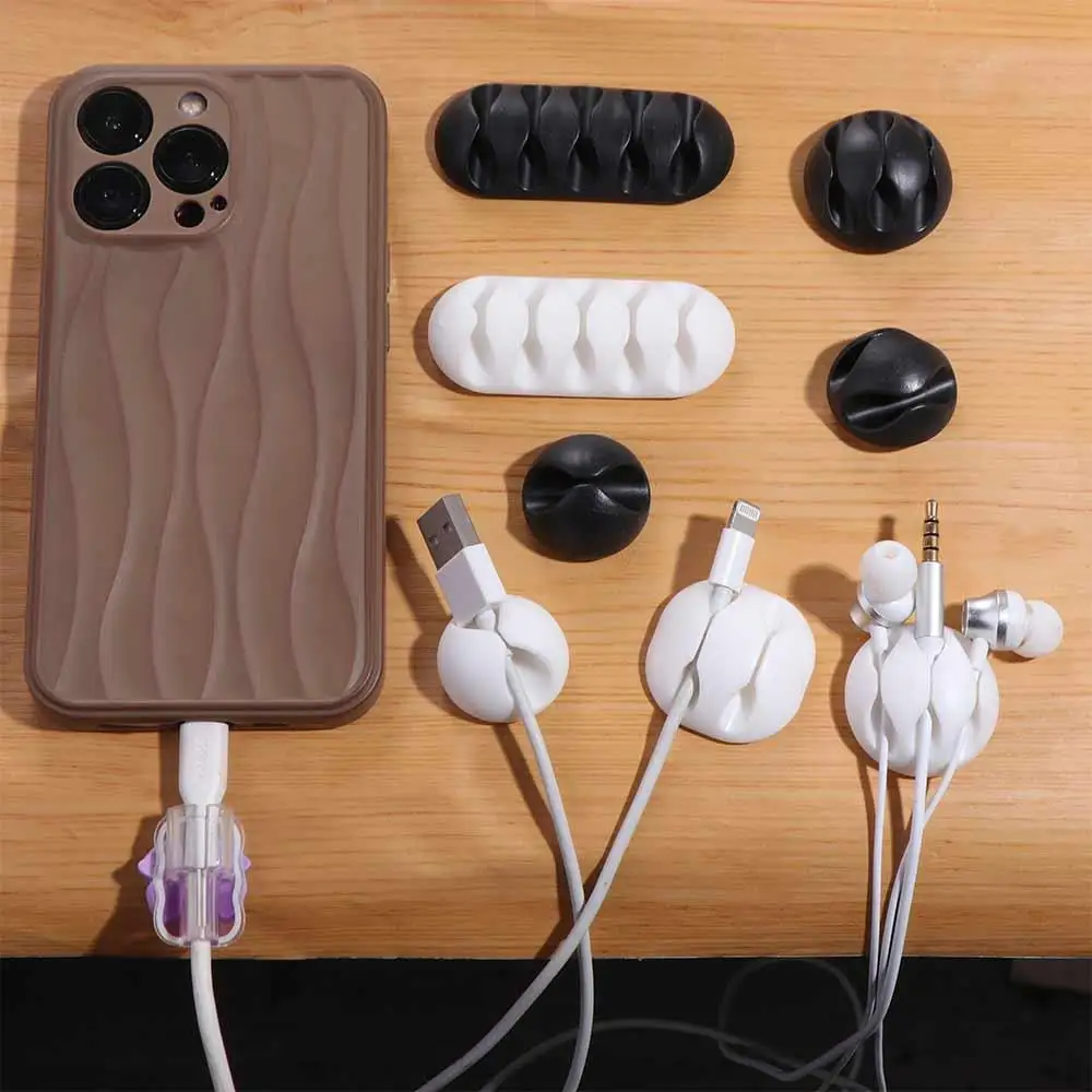 Self Adhesive Cable Organizer Multifunctional Wire Organizer Cord Clips 5 Holes/1 Hole/3 Holes TPR Cable Holder Desktop Tidy
Self Adhesive Cable Organizer Multifunctional Wire Organizer Cord Clips 5 Holes/1 Hole/3 Holes TPR Cable Holder Desktop Tidy