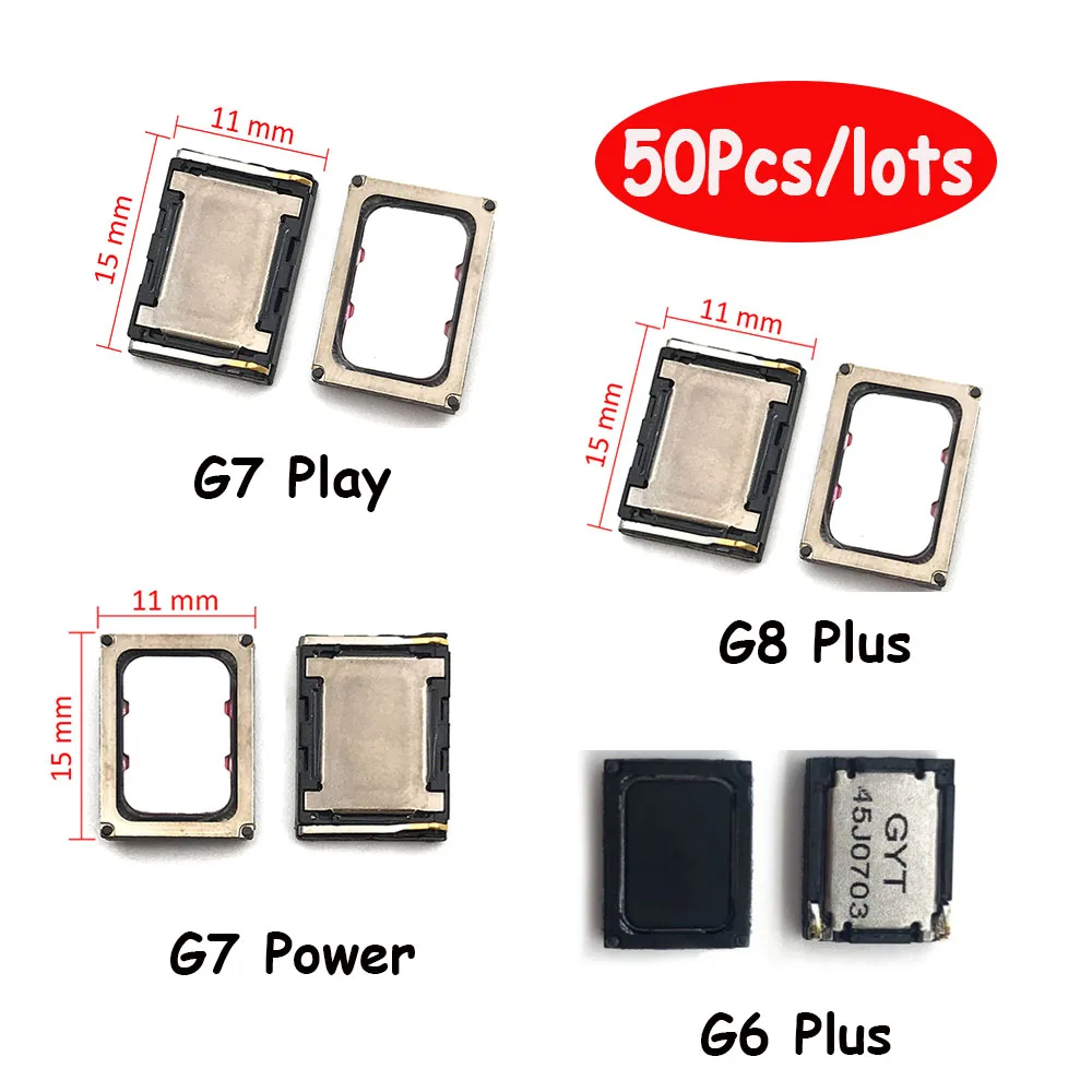 50Pcs/Lot, Earpiece Receiver Front Top Ear Speaker Repair Parts For Moto G6 / G7 Power / G6 G7 Play / G8 G9 Plus / G9 Play
50Pcs/Lot, Earpiece Receiver Front Top Ear Speaker Repair Parts For Moto G6 / G7 Power / G6 G7 Play / G8 G9 Plus / G9 Play