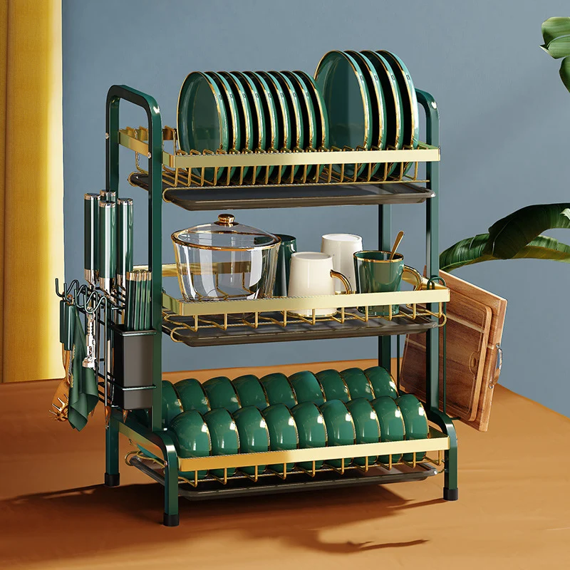 2/3 Tier Kitchen Dish Drying Rack Bowls Chopsticks Chopping Board Storage Shelf Organizer Stainless Steel Tableware Drainboard
2/3 Tier Kitchen Dish Drying Rack Bowls Chopsticks Chopping Board Storage Shelf Organizer Stainless Steel Tableware Drainboard