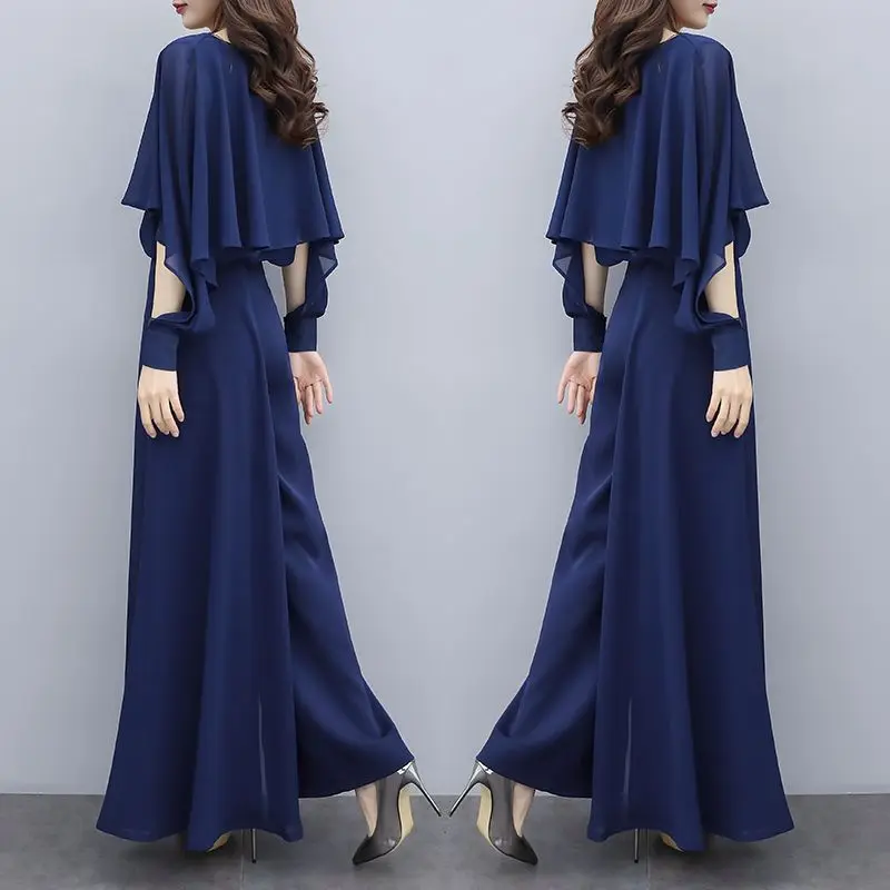 Women's Chiffon Ankle-Length Pants, Age-reducing Baggy Pants, Two-Piece Jumpsuits, Spliced Pants, Fashion
Women's Chiffon Ankle-Length Pants, Age-reducing Baggy Pants, Two-Piece Jumpsuits, Spliced Pants, Fashion