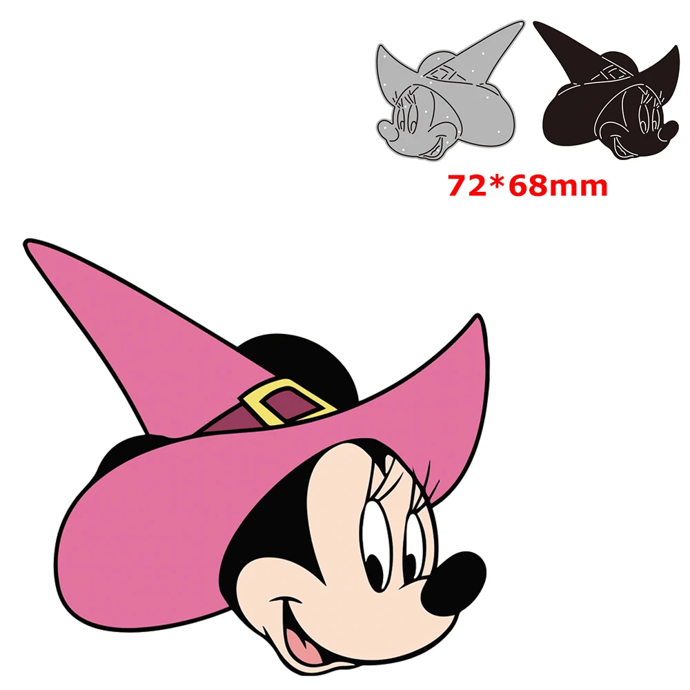 Disney Minnie Witch Hat Metal Cutting Dies Set for DIY Scrapbooking Paper Card Crafting Handmade Making Template 2023 Hot Sale
Disney Minnie Witch Hat Metal Cutting Dies Set for DIY Scrapbooking Paper Card Crafting Handmade Making Template 2023 Hot Sale