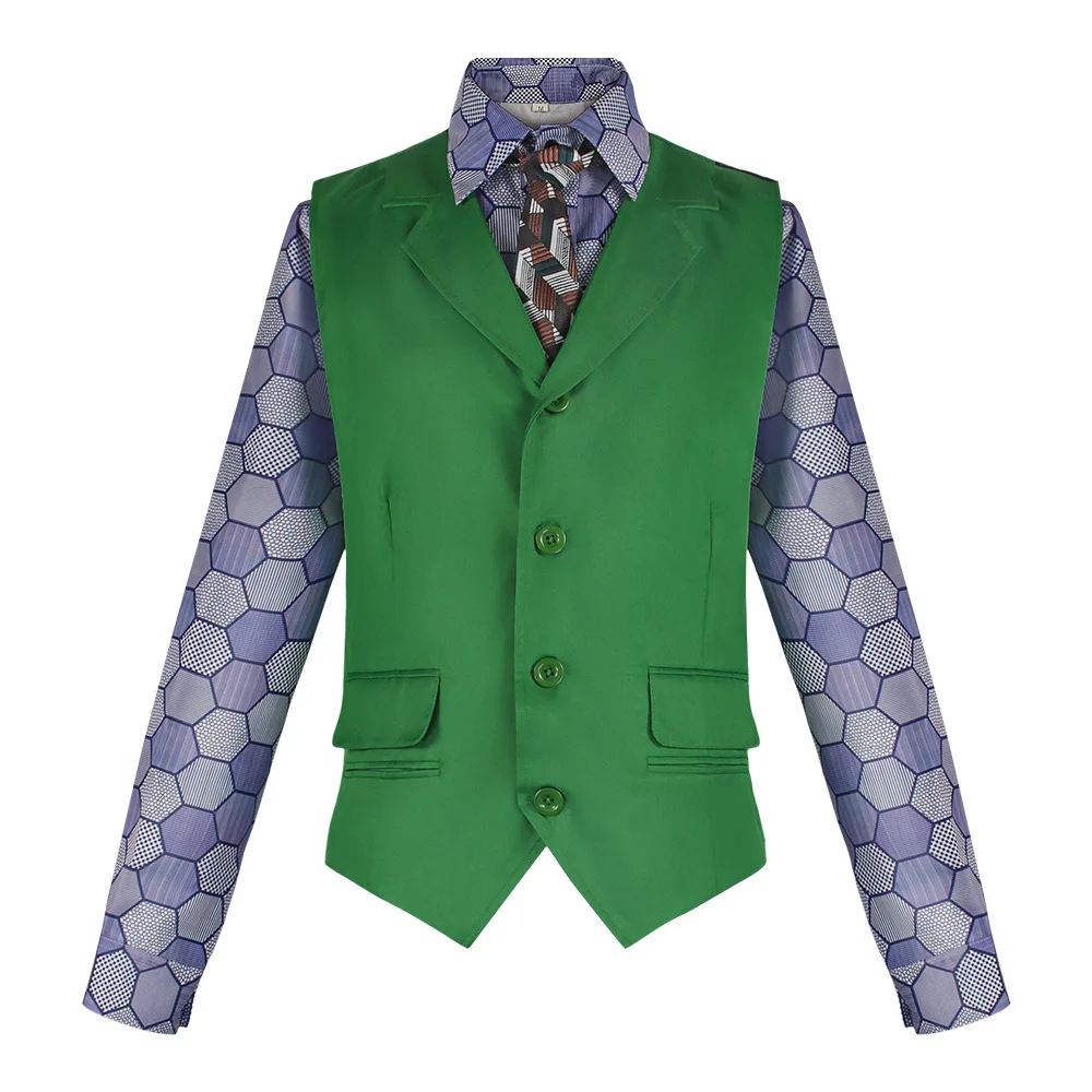 CosDaddy Heath Ledger Cosplay Costume Adult Mens Joker Shirt Vest Outfits Halloween Carnival Party Costume 
CosDaddy Heath Ledger Cosplay Costume Adult Mens Joker Shirt Vest Outfits Halloween Carnival Party Costume