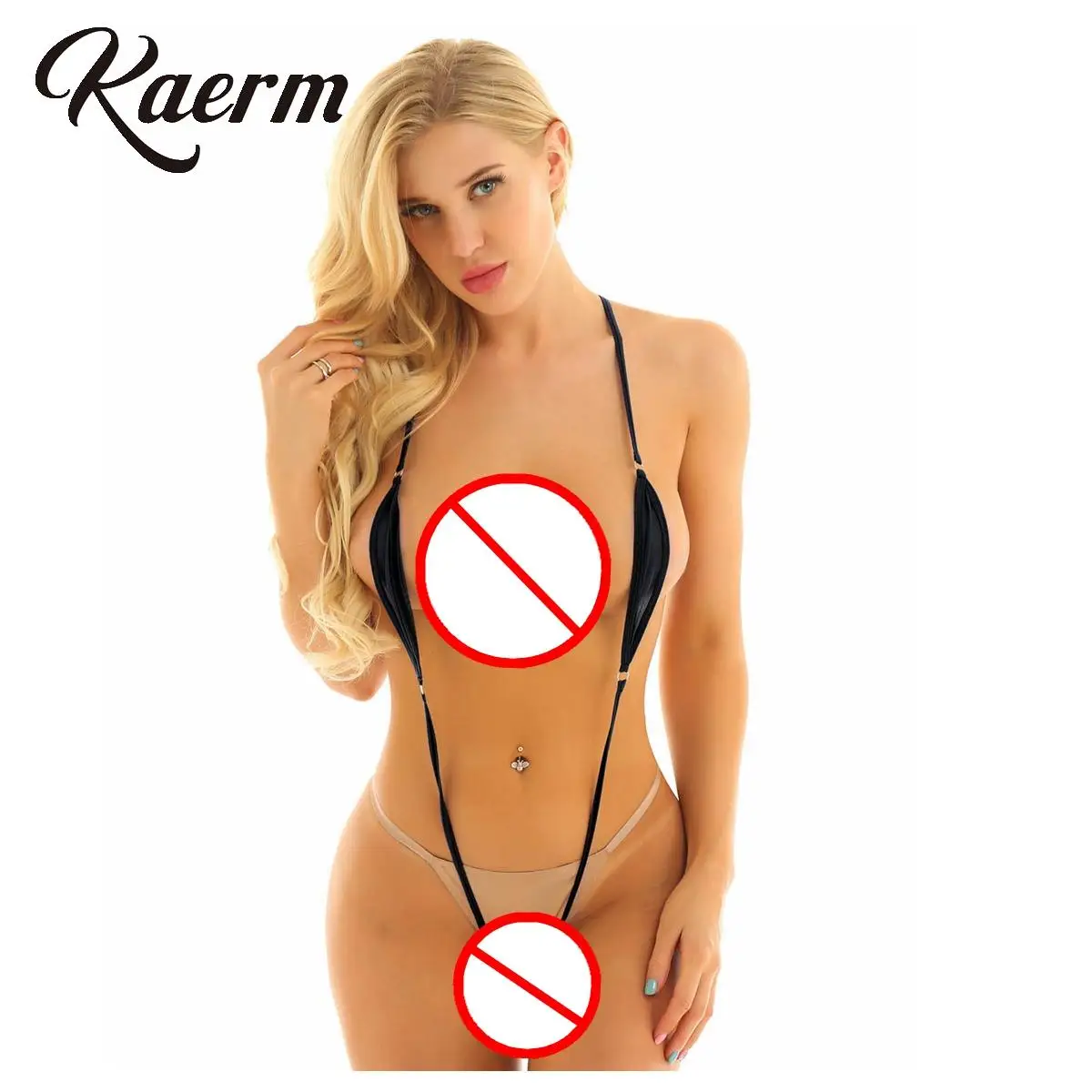 Woman's Sexy Micro One Piece Swimsuit Shiny Mini Bra Crotchless Y Band Sling Shot Monokini Extrem Brazil Bikini Teddy Bodysuit
Woman's Sexy Micro One Piece Swimsuit Shiny Mini Bra Crotchless Y Band Sling Shot Monokini Extrem Brazil Bikini Teddy Bodysuit