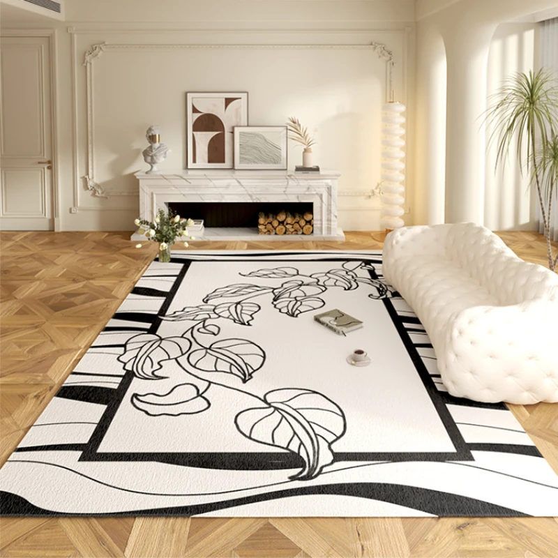 Modern Carpets for Living Room Light Luxury Bedroom Decor Black White Carpet Fluffy Soft Bedside Plush Rug Home Thick Floor Mat
Modern Carpets for Living Room Light Luxury Bedroom Decor Black White Carpet Fluffy Soft Bedside Plush Rug Home Thick Floor Mat