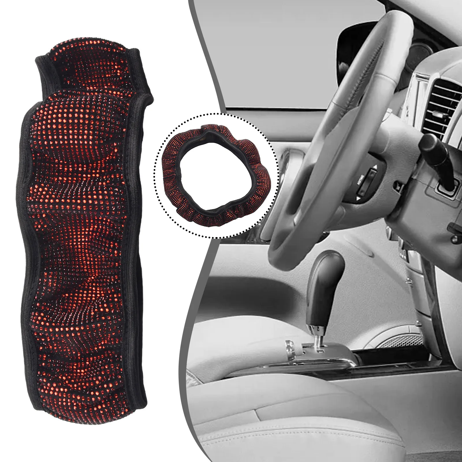 Parts Car Steering Wheel Cover Shining Accessory Auto Bling Car Cover Protective Red Replaces Universal Useful
Parts Car Steering Wheel Cover Shining Accessory Auto Bling Car Cover Protective Red Replaces Universal Useful
