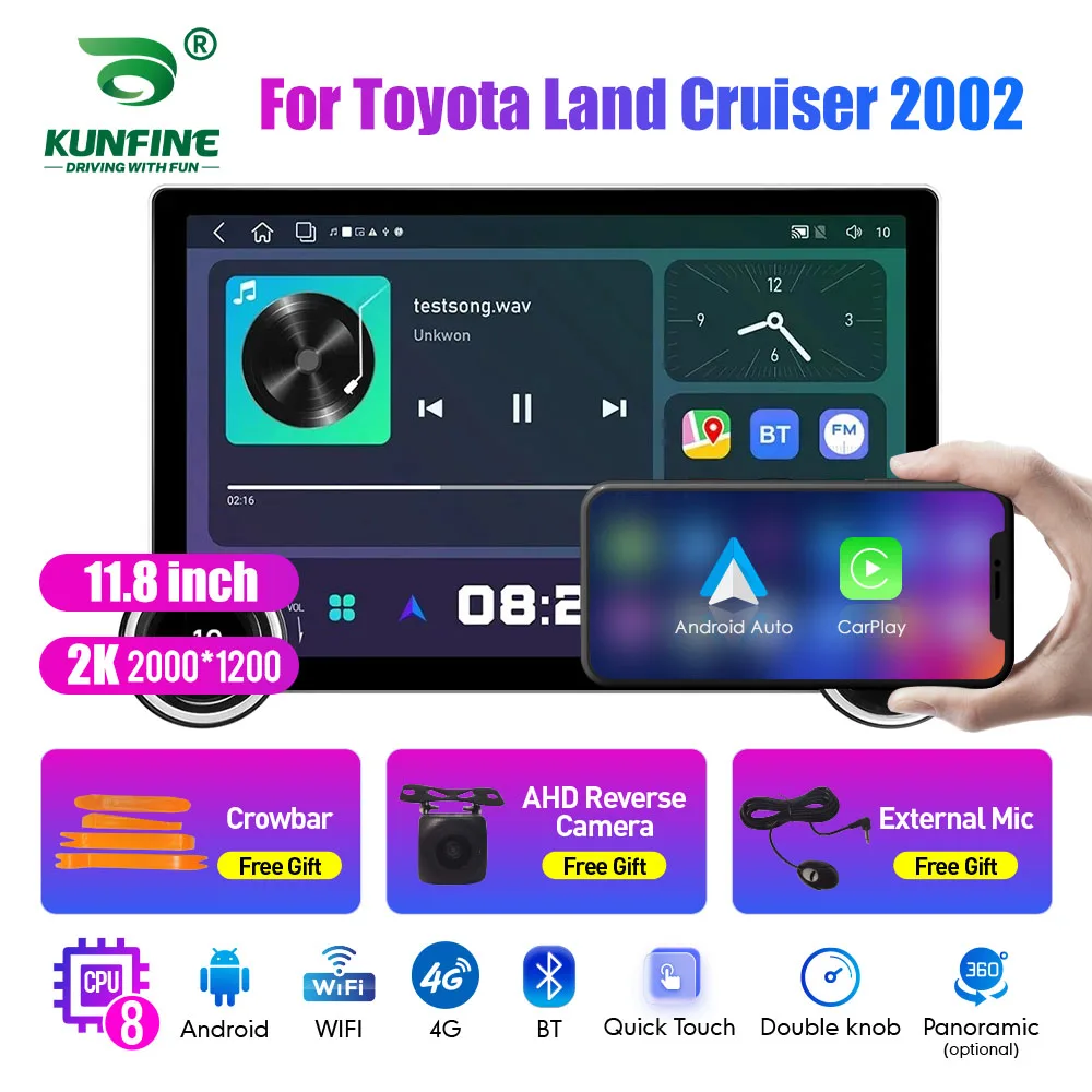11.8 Inch 2K Double Knobs 2 Din Car Radio For Honda Land Cruiser 2002 Car Radio DVD Multimedia Video Player Android Auto Carplay
11.8 Inch 2K Double Knobs 2 Din Car Radio For Honda Land Cruiser 2002 Car Radio DVD Multimedia Video Player Android Auto Carplay