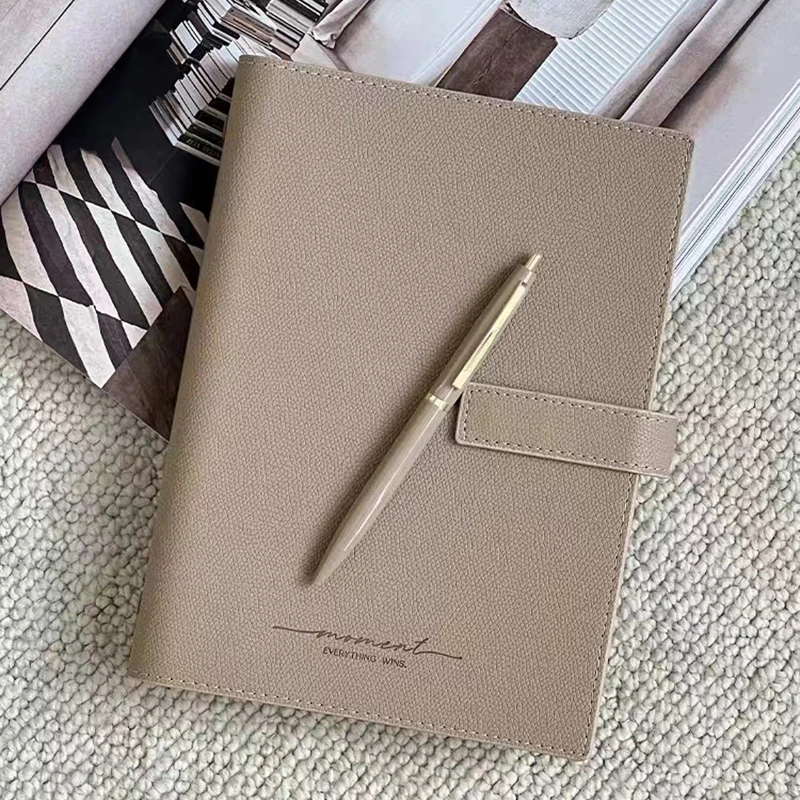 A5 Binder Pu Leather Notebook Journal Diary Loose-leaf Planner hard shell Business Office Notepad Stationery custom metal buckle
A5 Binder Pu Leather Notebook Journal Diary Loose-leaf Planner hard shell Business Office Notepad Stationery custom metal buckle