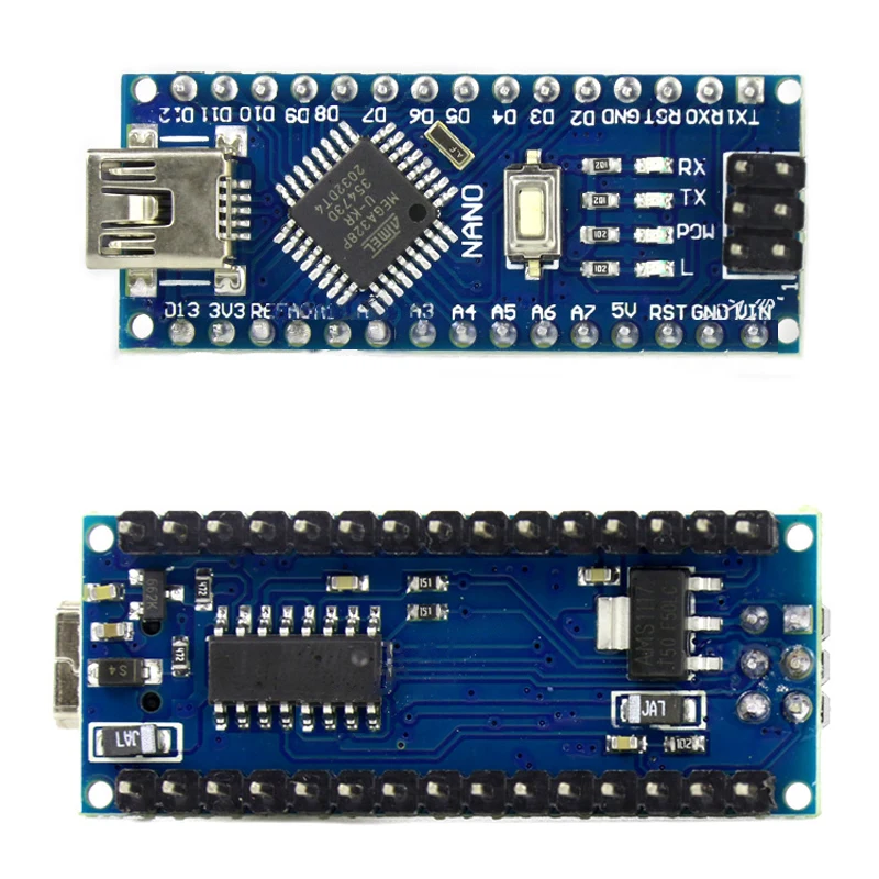 

1PCS Promotion Arduino Nano 3.0 ATMEGA328P Controller Compatible Board WAVGAT Module PCB Development Board with USB V3.0