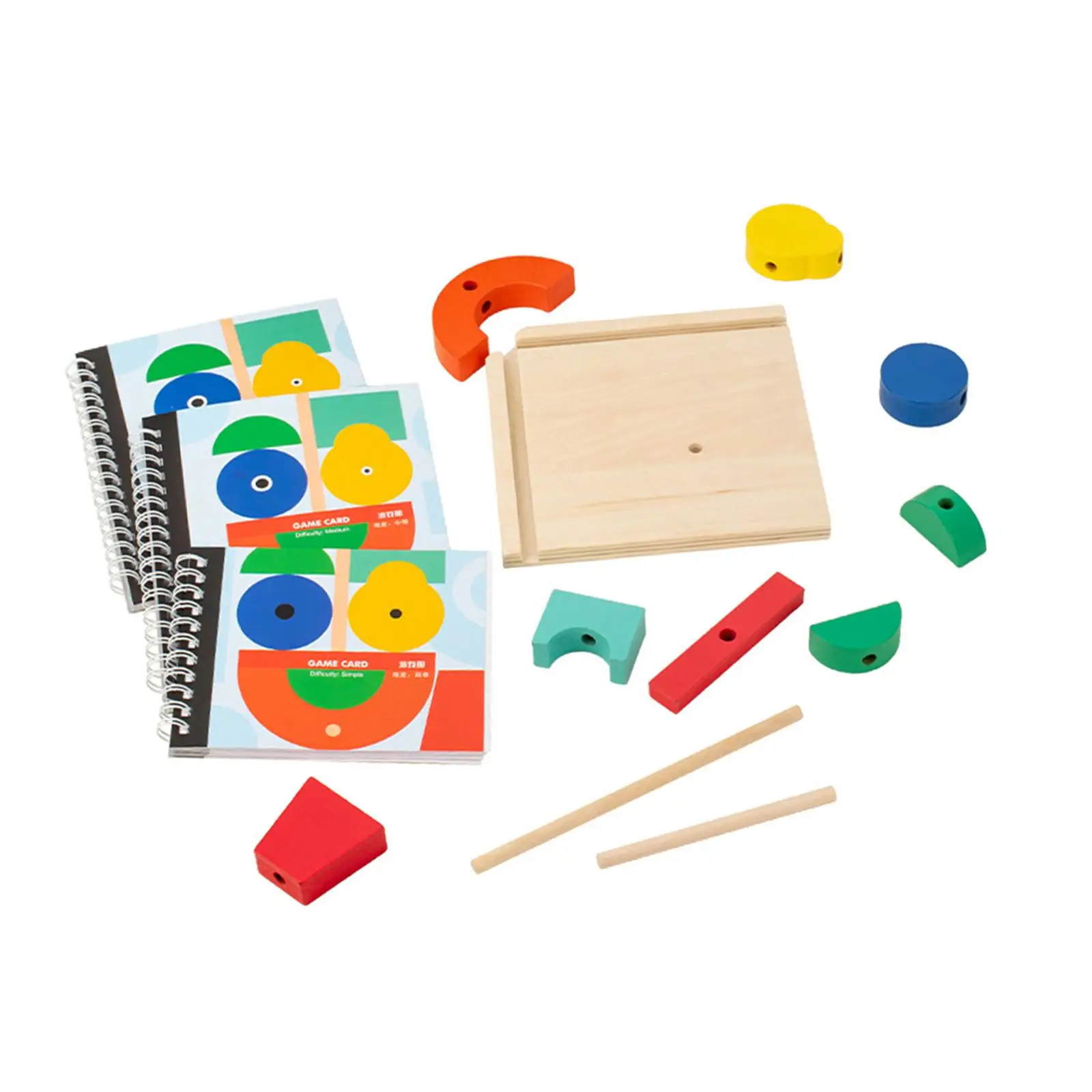 Wooden Building Blocks with 3D Stereo Projection Space, 3 Pass Level Child Toys, Early Education Assembly Toys for Kids
Wooden Building Blocks with 3D Stereo Projection Space, 3 Pass Level Child Toys, Early Education Assembly Toys for Kids