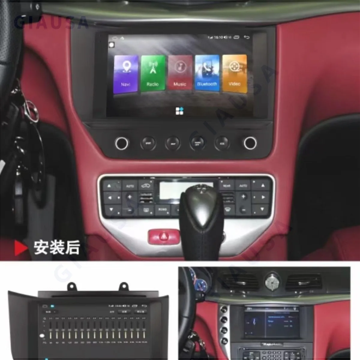Voice Wireless CarPlay Car Radio Multimedia For Maserati GranTurismo GT GC 2007 - 2017 4G DSP Andorid Auto Navigation Player
Voice Wireless CarPlay Car Radio Multimedia For Maserati GranTurismo GT GC 2007 - 2017 4G DSP Andorid Auto Navigation Player