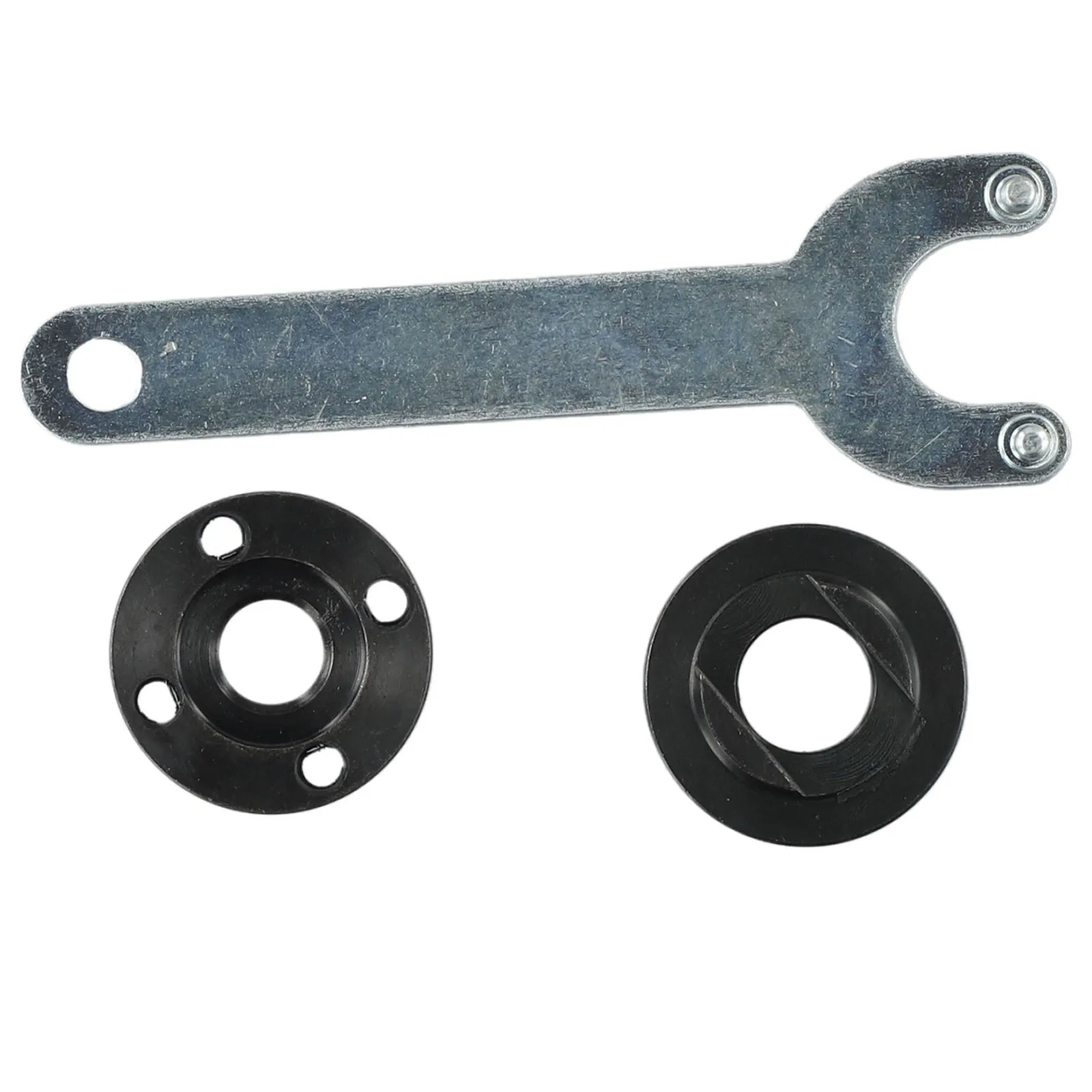 M14 Thread C Angle Grinder Inner Outer Flange Nut Set DIYTool W/ Wrench Replacement For Metabo Makita.
M14 Thread C Angle Grinder Inner Outer Flange Nut Set DIYTool W/ Wrench Replacement For Metabo Makita.