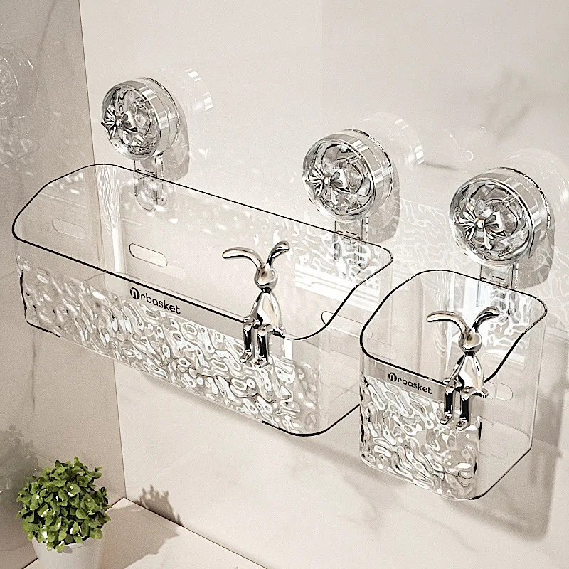 Shower Suction Cup Shelf Basket Light Glacier Pattern One Second Installation bathroom Organizer Storage Rotating to Suck Remove 
Shower Suction Cup Shelf Basket Light Glacier Pattern One Second Installation bathroom Organizer Storage Rotating to Suck Remove