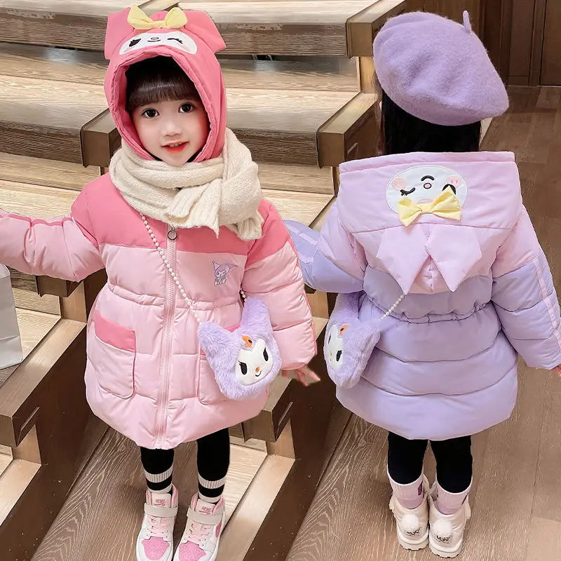 Kawaii аниме Sanrioed Kuromi детская стеганая куртка для девочек модная пуховая куртка осень зима утепленная теплая верхняя одежда детская одежда
Kawaii аниме Sanrioed Kuromi детская стеганая куртка для девочек модная пуховая куртка осень зима утепленная теплая верхняя одежда детская одежда