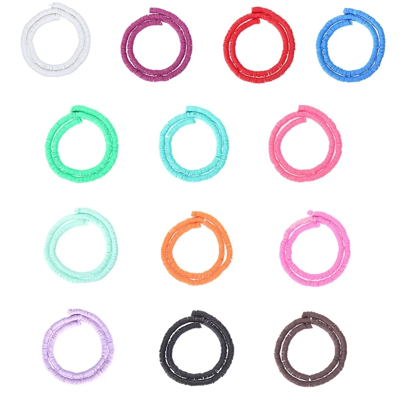 About 350-400 Pcs Polymer Loose Beads for DIY Accessories Bohemian Bracelet
About 350-400 Pcs Polymer Loose Beads for DIY Accessories Bohemian Bracelet