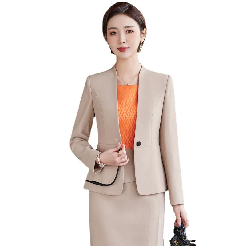 Women Business Suits With Skirts and Jackets Coat Spring Summer OL Styles Professional Work Wear Skirtsuits Blazers Skirts Set
Women Business Suits With Skirts and Jackets Coat Spring Summer OL Styles Professional Work Wear Skirtsuits Blazers Skirts Set