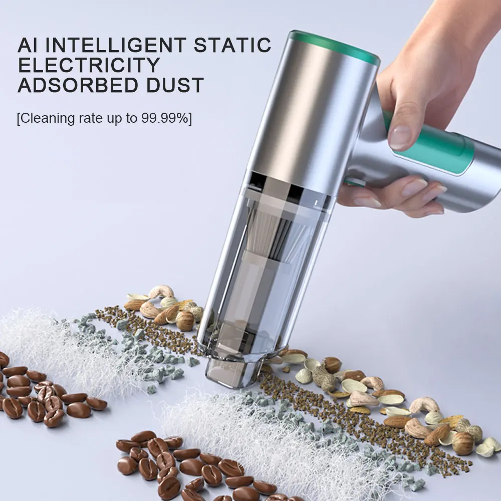 Car Vacuum Cleaner Appliance Powerful Portable Handheld Cleaning Strong Suction Wireless Mini Brushless Motor For Home Car
Car Vacuum Cleaner Appliance Powerful Portable Handheld Cleaning Strong Suction Wireless Mini Brushless Motor For Home Car