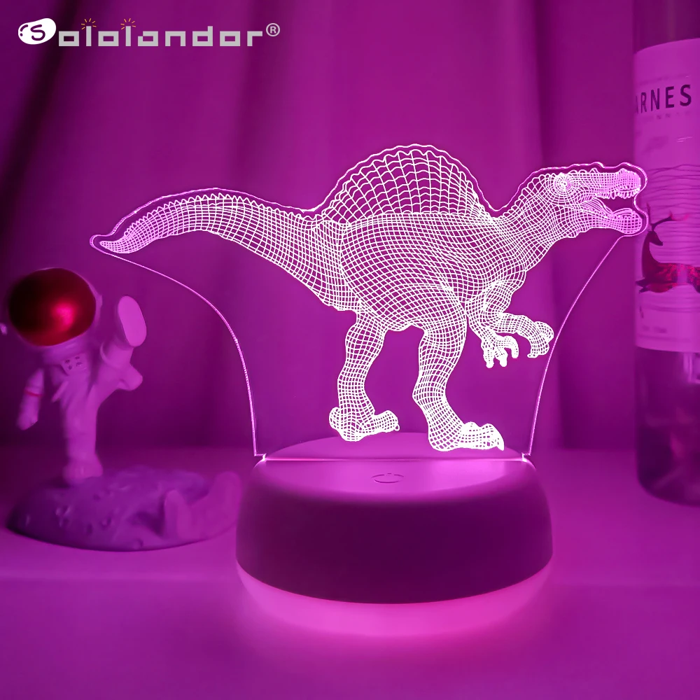 Novelty Dinosaur 3D Table Lamp Baby Acrylic LED Night Light Touch 7 Color Changing Christmas Gift Light Kids Toy Room Decorative
Novelty Dinosaur 3D Table Lamp Baby Acrylic LED Night Light Touch 7 Color Changing Christmas Gift Light Kids Toy Room Decorative