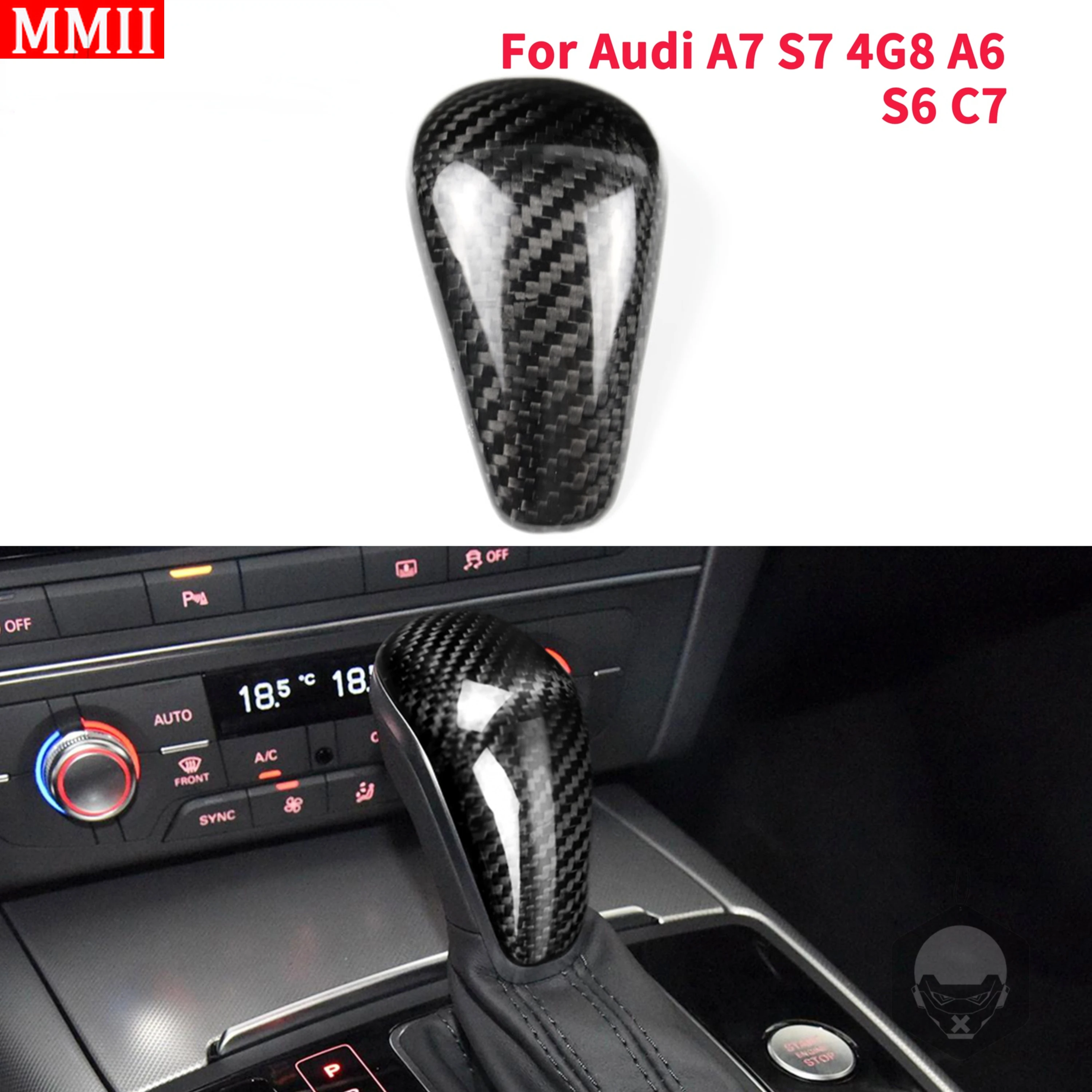 For Audi A7 S7 4G8 A6 S6 C7 2015-2018 Real Carbon Fiber Gear Shift Knob Gear Head Cover Protection Car Styling Accessories
For Audi A7 S7 4G8 A6 S6 C7 2015-2018 Real Carbon Fiber Gear Shift Knob Gear Head Cover Protection Car Styling Accessories