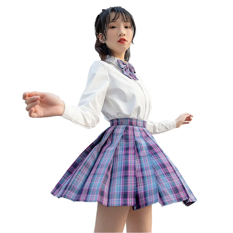 Японская форма JK C070, полный комплект в студенческом стиле, с высокой талией, плиссированная и клетчатая юбка, студенческий матросский костюм
Японская форма JK C070, полный комплект в студенческом стиле, с высокой талией, плиссированная и клетчатая юбка, студенческий матросский костюм