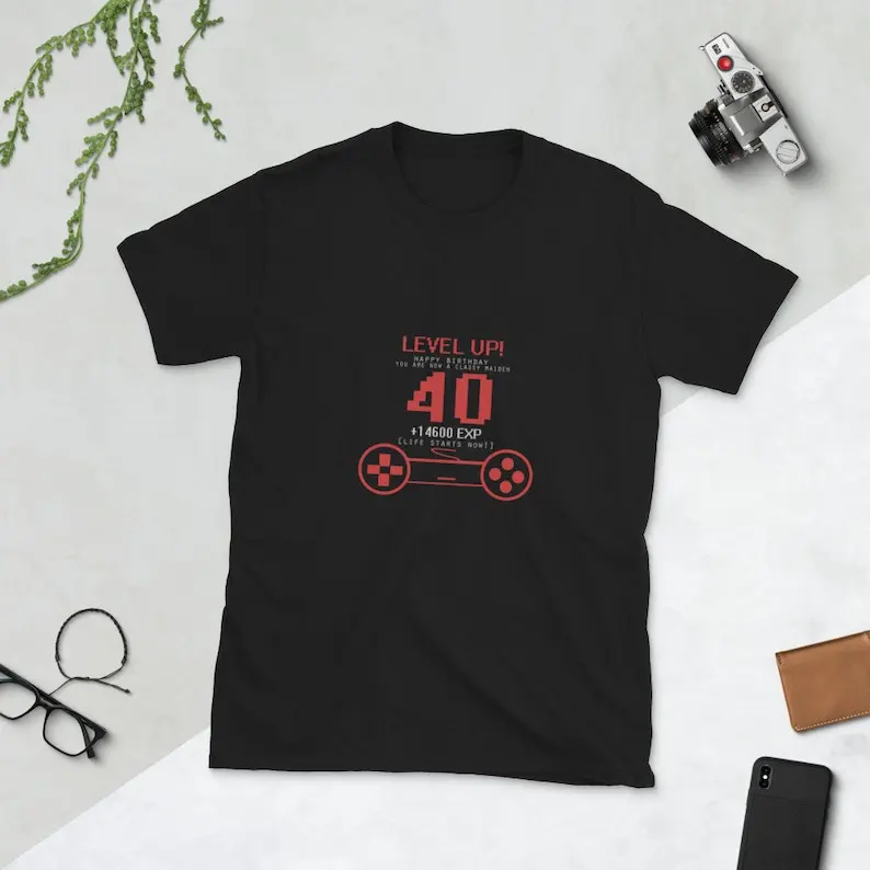 Level Up Happy Birthday You are Now a Classy Maiden 40 T-shirt Short Sleeve Top Tees y2k O Neck Fashion Streetwear Drop Shipping
Level Up Happy Birthday You are Now a Classy Maiden 40 T-shirt Short Sleeve Top Tees y2k O Neck Fashion Streetwear Drop Shipping