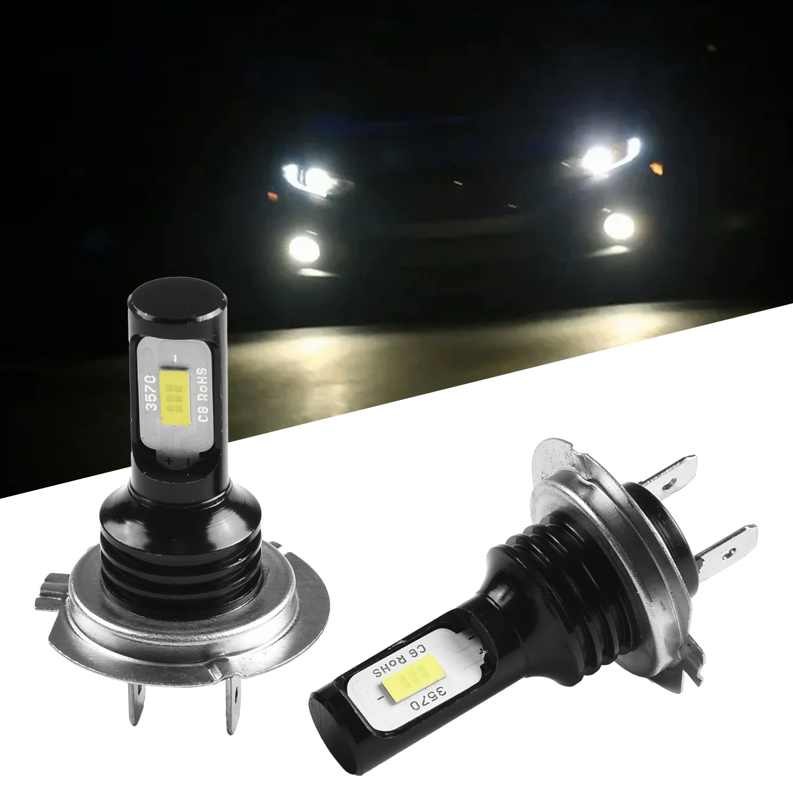 2pcs/set H7 Headlight Light Bulbs Headlight Bulbs IP68 NEW Lamps White Light 2x Aluminum Alloy H7 LED Lamp Kit
2pcs/set H7 Headlight Light Bulbs Headlight Bulbs IP68 NEW Lamps White Light 2x Aluminum Alloy H7 LED Lamp Kit