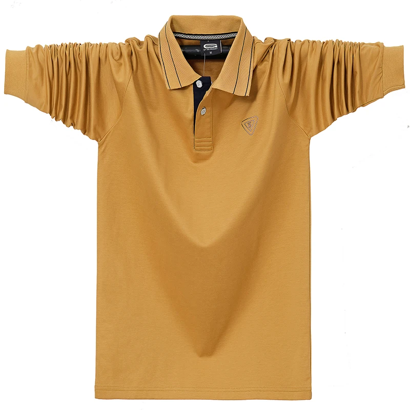 spring Autumn Men Polo Shirt Cotton Men plus size Homme Long Sleeve Comfortable Polo Shirt 6XL Brand Streetwear Clothing
spring Autumn Men Polo Shirt Cotton Men plus size Homme Long Sleeve Comfortable Polo Shirt 6XL Brand Streetwear Clothing