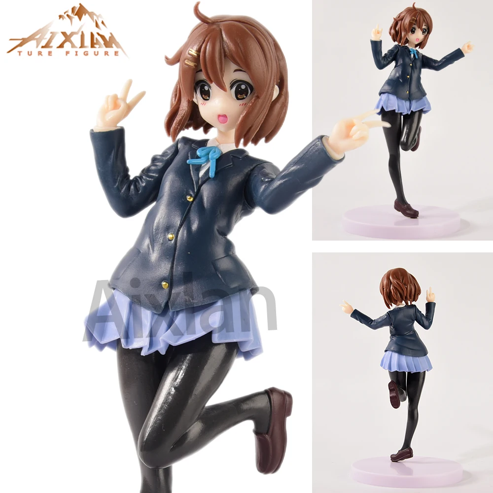 

18cm K-ON！Anime Figure Hirasawa Yui PVC Action Figure Akiyama Mio Nakano Azusa Figurine Collectible Model Toys Kid Gift