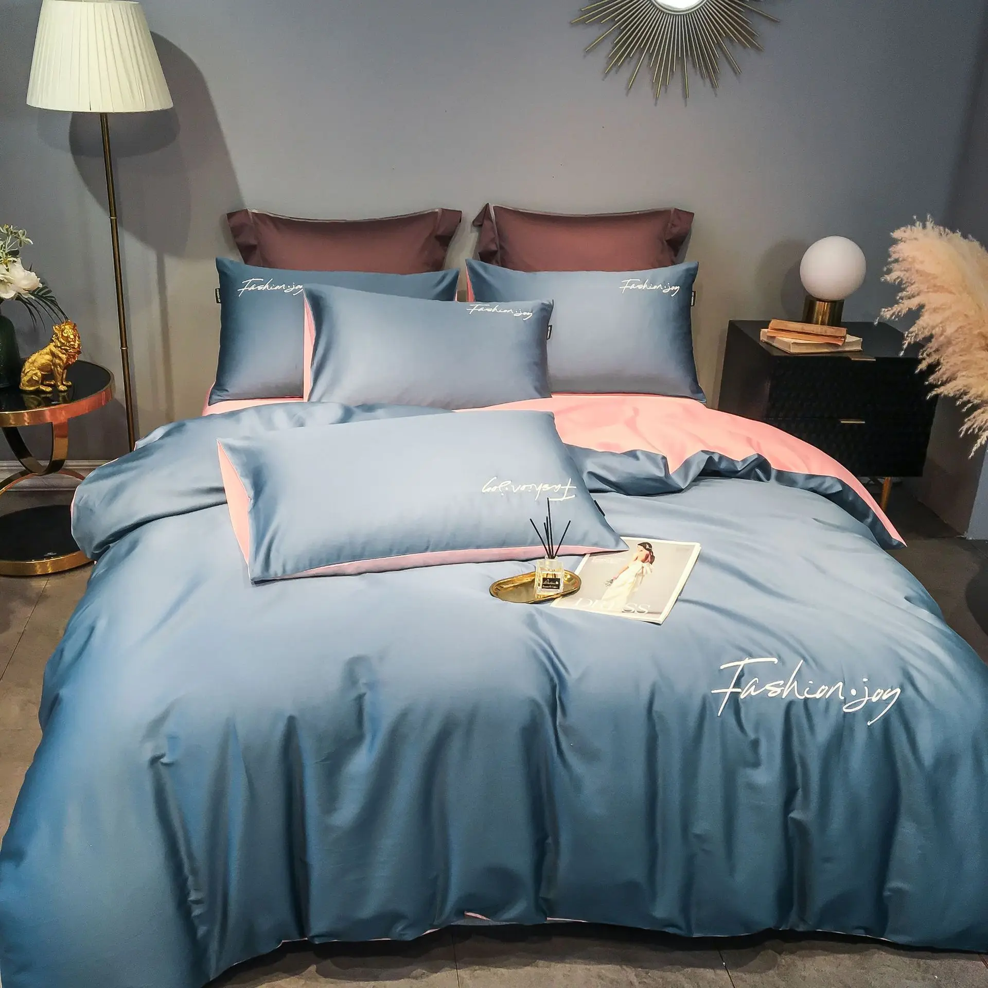 Floral Quilt Cover Four-piece Cotton Unicorns for Girls Bedding Sets Four Season Sheet Bedding Bed Cover Luxury blue green pink
Floral Quilt Cover Four-piece Cotton Unicorns for Girls Bedding Sets Four Season Sheet Bedding Bed Cover Luxury blue green pink
