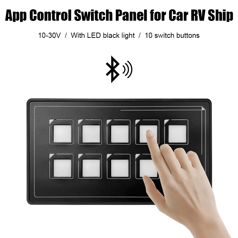 Circuit Control with PPTC 10V-30V Button Switch Panel with Backlight APP Control Universal 6 Pin Membrane Control Box USB Cable
Circuit Control with PPTC 10V-30V Button Switch Panel with Backlight APP Control Universal 6 Pin Membrane Control Box USB Cable