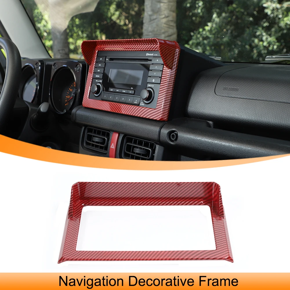 Car Navigation Decoration Panel Cover Trim Frame Sticker for Suzuki Jimny 2019 2020 2021 2022 2023 JB64 JB74 Interior Accessory
Car Navigation Decoration Panel Cover Trim Frame Sticker for Suzuki Jimny 2019 2020 2021 2022 2023 JB64 JB74 Interior Accessory