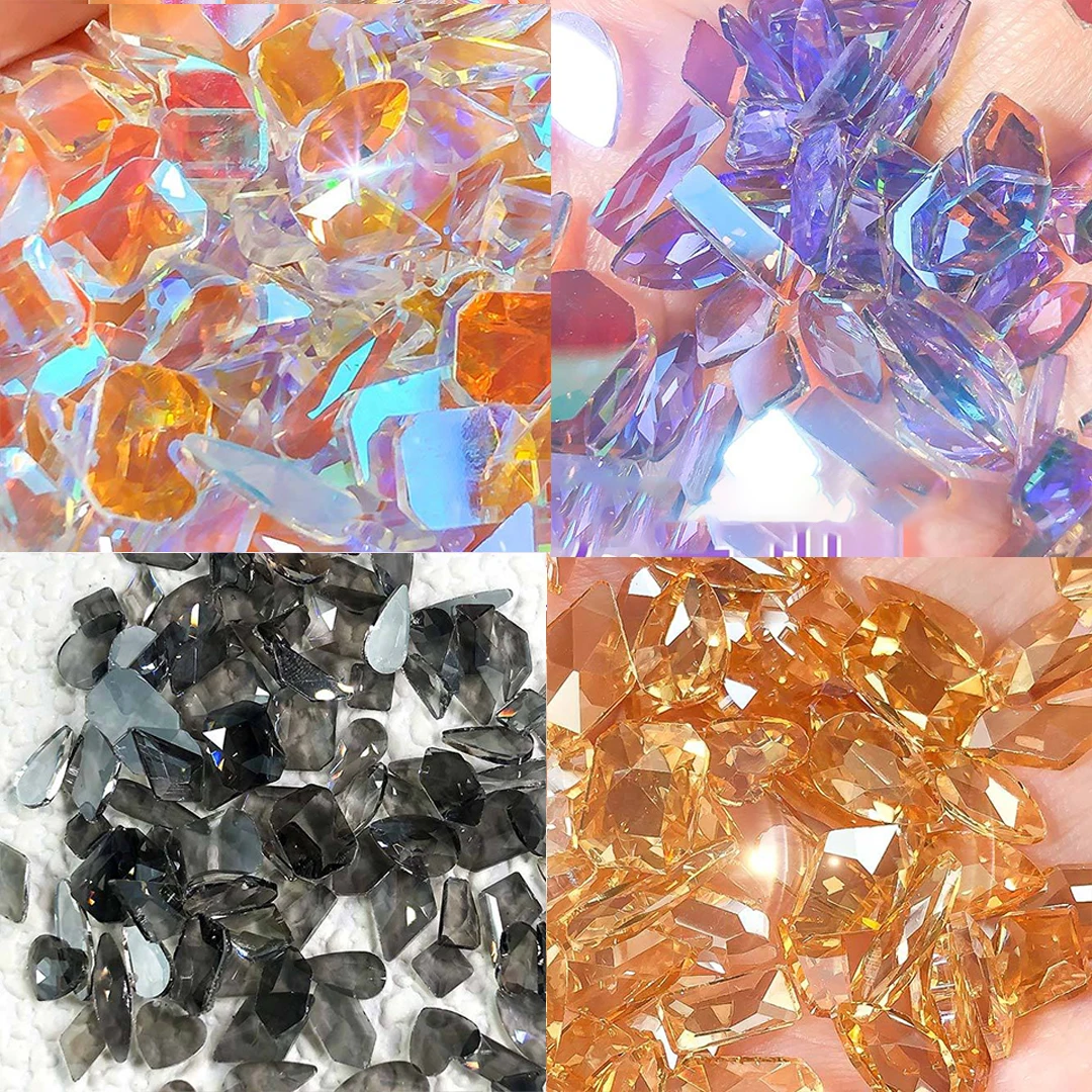 Mixed Shape Glass Diamond Nails Crystals 100 Pcs Transparent Nail Charms Shiny Crystal 3D Nail Art Rhinestone Nail Art Decoratio
Mixed Shape Glass Diamond Nails Crystals 100 Pcs Transparent Nail Charms Shiny Crystal 3D Nail Art Rhinestone Nail Art Decoratio