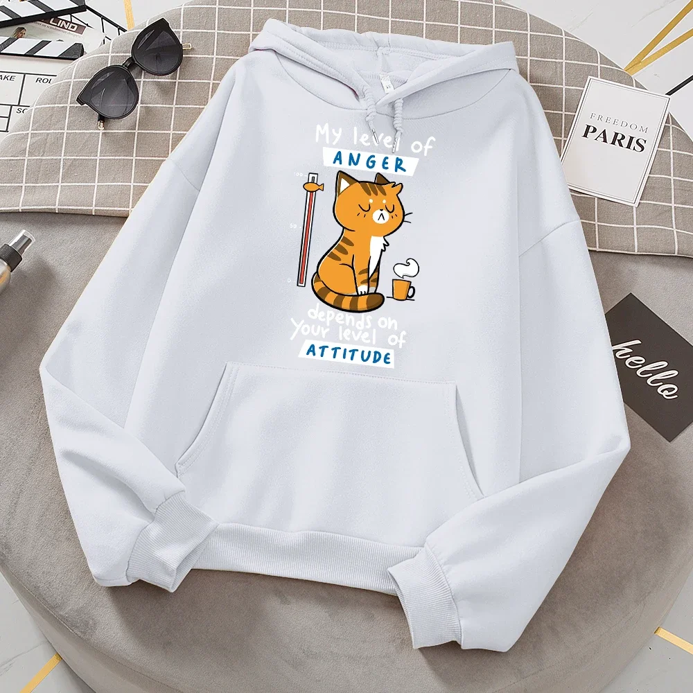 My Level Of Anger Depends On Your Level Of Attitude Hoody Women Oversized Sweatshirt Autumn Warm Hooded Hip Hop S-Xxl Streetwear
My Level Of Anger Depends On Your Level Of Attitude Hoody Women Oversized Sweatshirt Autumn Warm Hooded Hip Hop S-Xxl Streetwear