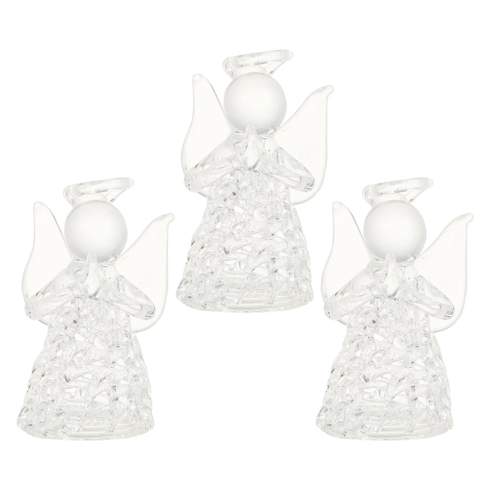 Praying Angel Statue Angel-Shaped Ornaments Crystal Car Hanging Transparent Mini 
Praying Angel Statue Angel-Shaped Ornaments Crystal Car Hanging Transparent Mini