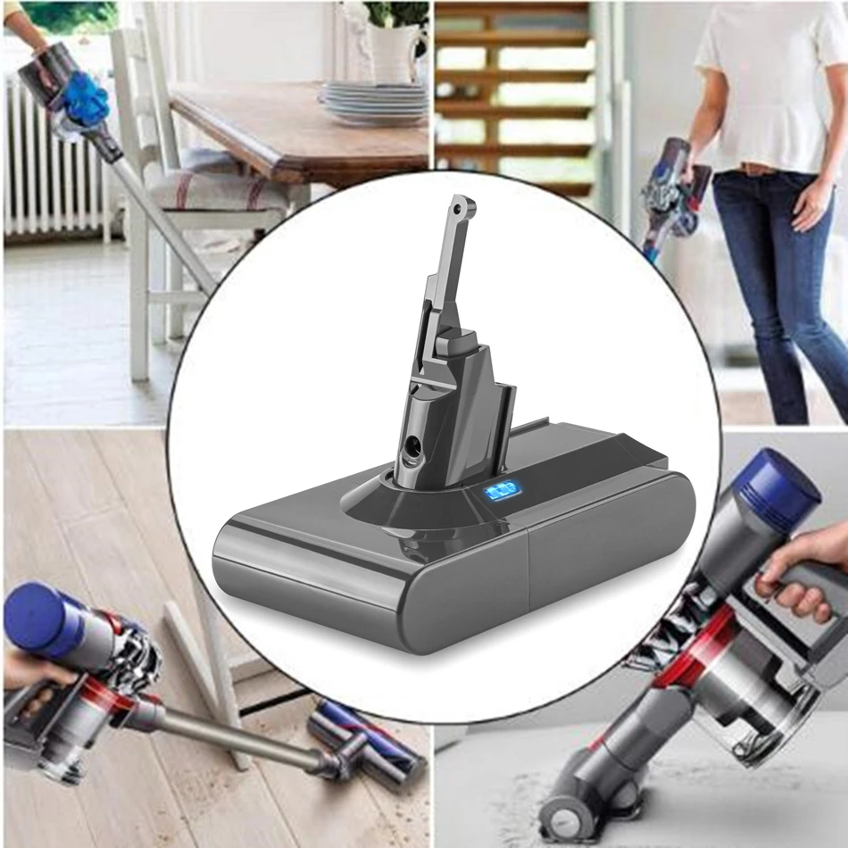 For Dyson V8 6000mAh/9800mAh/12800mAh 21.6 Volts Lithium battry Vacuum Cleaner Battery Rechargeable Power Tool Battery
For Dyson V8 6000mAh/9800mAh/12800mAh 21.6 Volts Lithium battry Vacuum Cleaner Battery Rechargeable Power Tool Battery